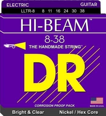 DR LLTR-8 Hi-Beam Elektro Gitar Teli (Extra Light 8-38)