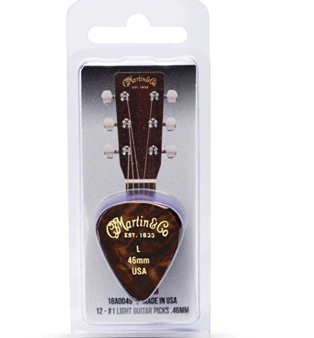 Celluloıd 12'li gitar penası (0,46mm)
