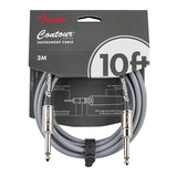 FENDER Contour Serisi 3m Inca Silver Enstrüman Kablosu
