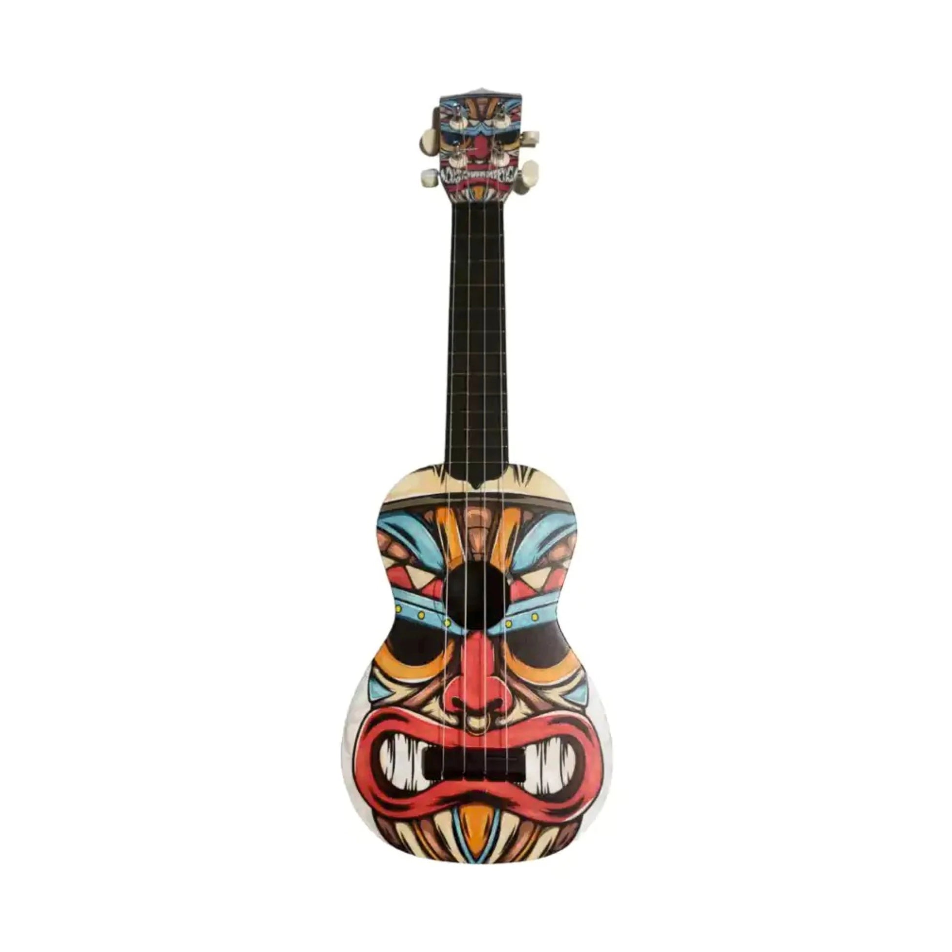 Desenli Concert Ukulele 23 inç - Renkli Tasarım, Hediye Modeli | Burakmusic