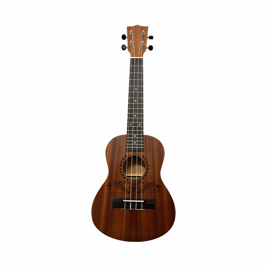 Olive Maun Concert Ukulele 23 inç - Mahogany Gövde, Sıcak Ton