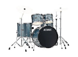 TAMA ST50H6-SEM Stagestar Sea Blue Mist 5 Parça (20B/10T/12T/14F/14S) Aksamlı Akustik Davul Seti