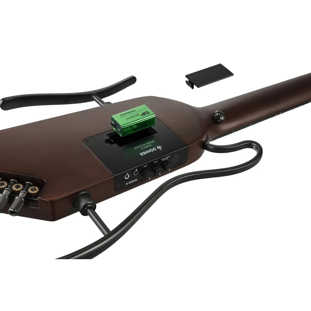 Donner Hush-C Silent Klasik Gitar (Sunburst)
