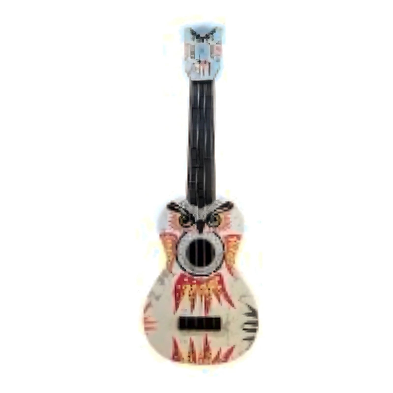 Klasik Desenli Soprano Ukulele 21 inç - Renkli Başlangıç | Burakmusic