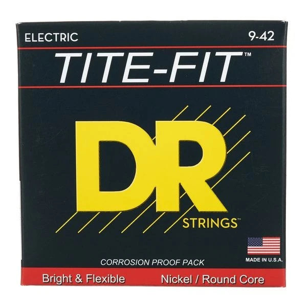 DR LT-9 Tite-Fit Elektro Gitar Teli (Light 9-42)