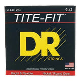 DR LT-9 Tite-Fit Elektro Gitar Teli (Light 9-42)