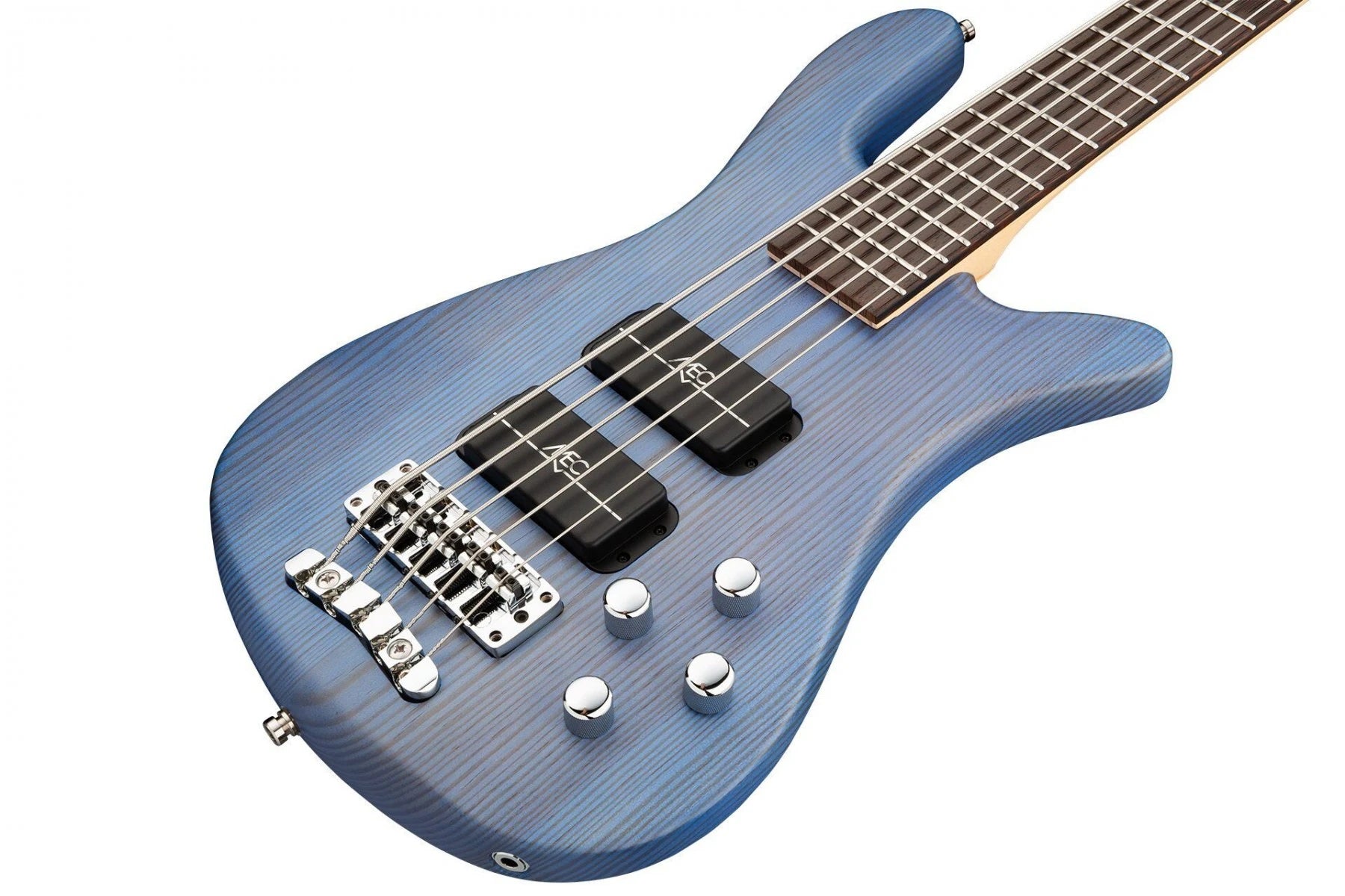 Warwick RockBass Streamer Standard Ocean Blue Transparent Satin 5 Telli Bas Gitar