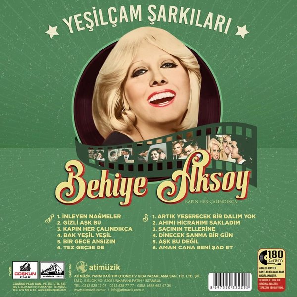 Yeşilçam Şarkıları - Plak
