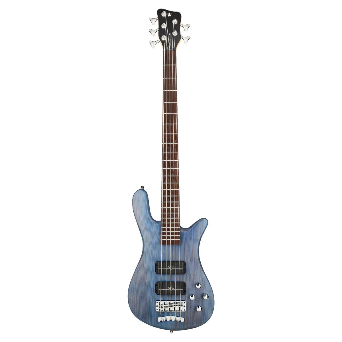 Warwick RockBass Streamer Standard Ocean Blue Transparent Satin 5 Telli Bas Gitar