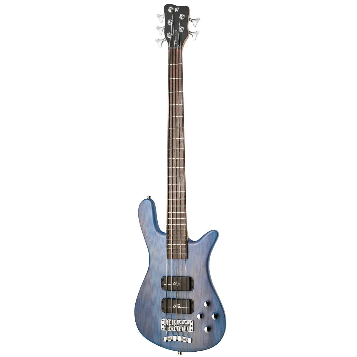 Warwick RockBass Streamer Standard Ocean Blue Transparent Satin 5 Telli Bas Gitar