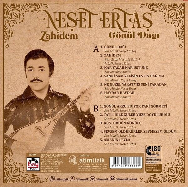 Neşet Ertaş Zahidem / Gönül Dağı Plak